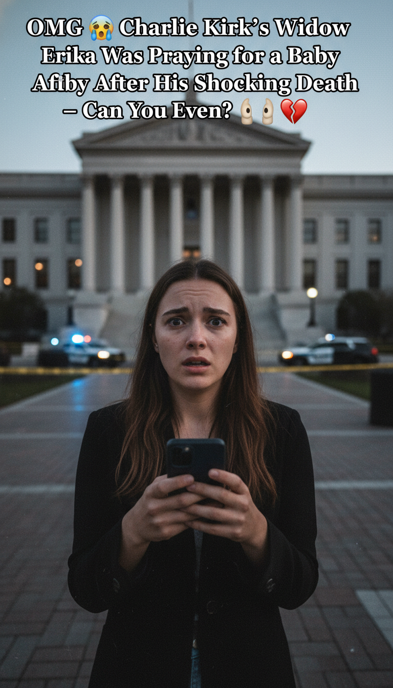 OMG 😱 Charlie Kirk’s Widow Erika Was Praying for a Baby After His Shocking Death — Can You Even?! 👶💔