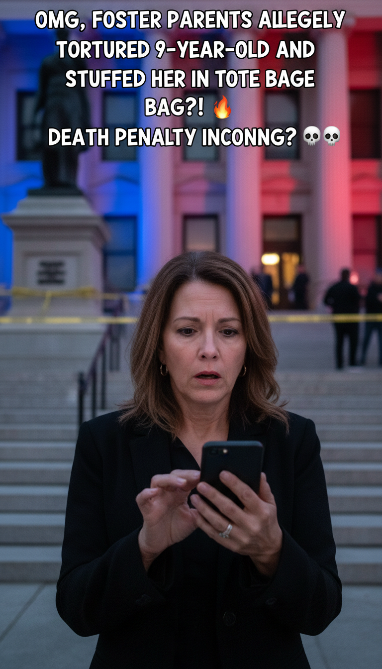 OMG, Foster Parents Allegedly Tortured 9-Year-Old and Stuffed Her in Tote Bag?! Death Penalty Incoming?! ☕💀🔥