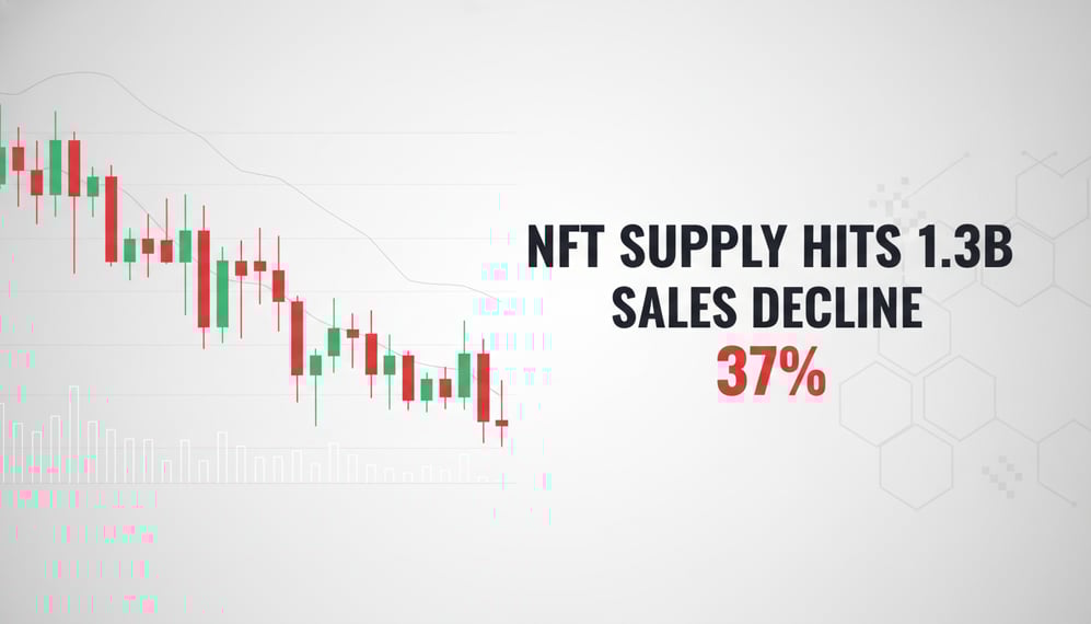 NFT Supply Hits 1.3 Billion in 2025 as Sales Decline by 37%