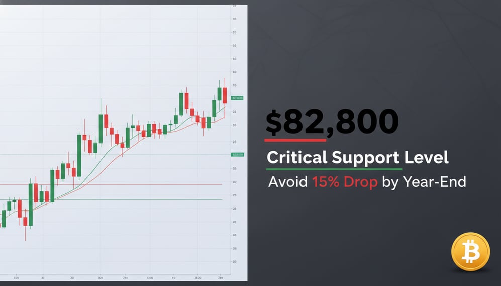 Will Bitcoin Hold the Critical $82,800 Level to Avoid a 15% Drop by Year-End?