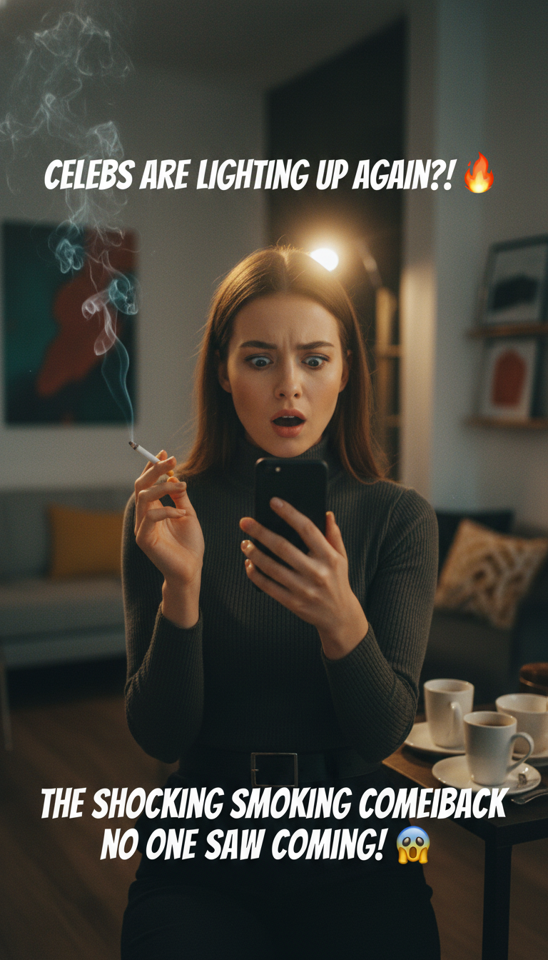 Celebs Are Lighting Up Again?! 🚬🔥 The Shocking Smoking Comeback No One Saw Coming! ☕😱