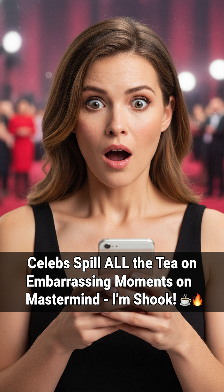 Celebs Spill ALL the Tea on Embarrassing Moments on Mastermind – I’m Shook! ☕🔥
