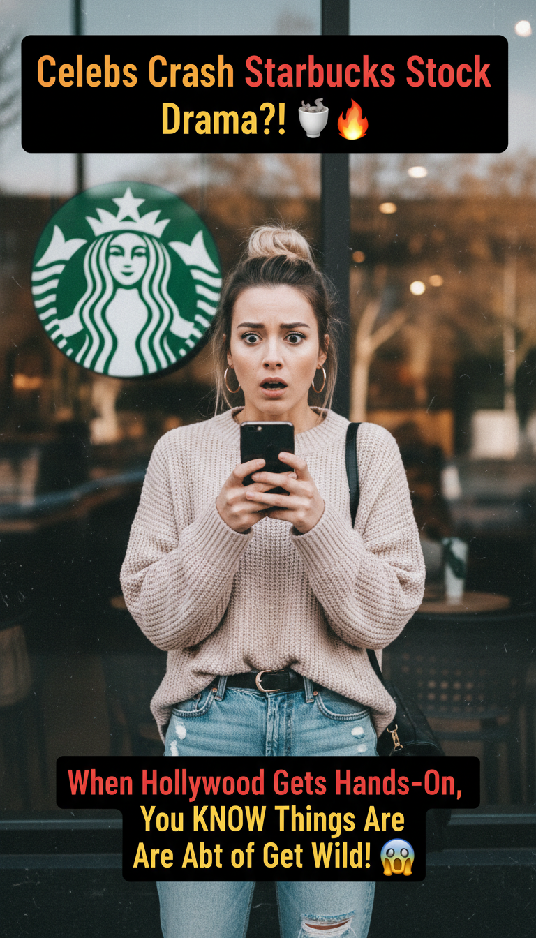 Celebs Crash Starbucks Stock Drama?! ☕🔥 When Hollywood Gets Hands-On, You KNOW Things Are About to Get Wild! 😱📉