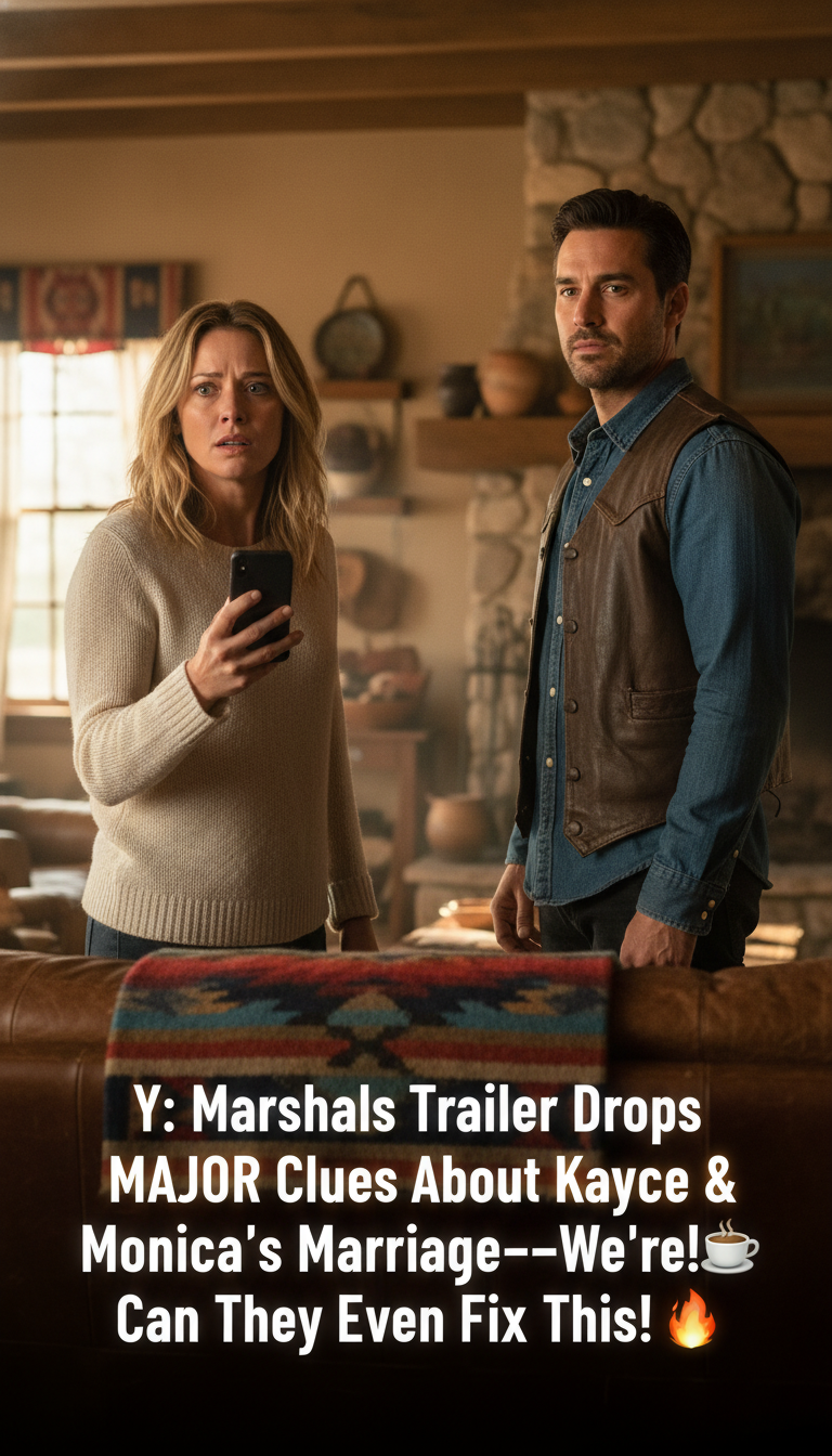Y: Marshals Trailer Drops MAJOR Clues About Kayce & Monica’s Marriage—We’re Shook! ☕🔥 Can They Even Fix This?!