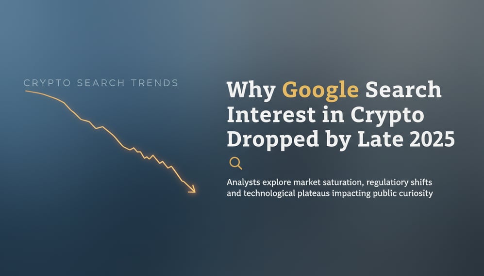 Why Has Google Search Interest in Crypto Dropped Sharply by Late 2025?