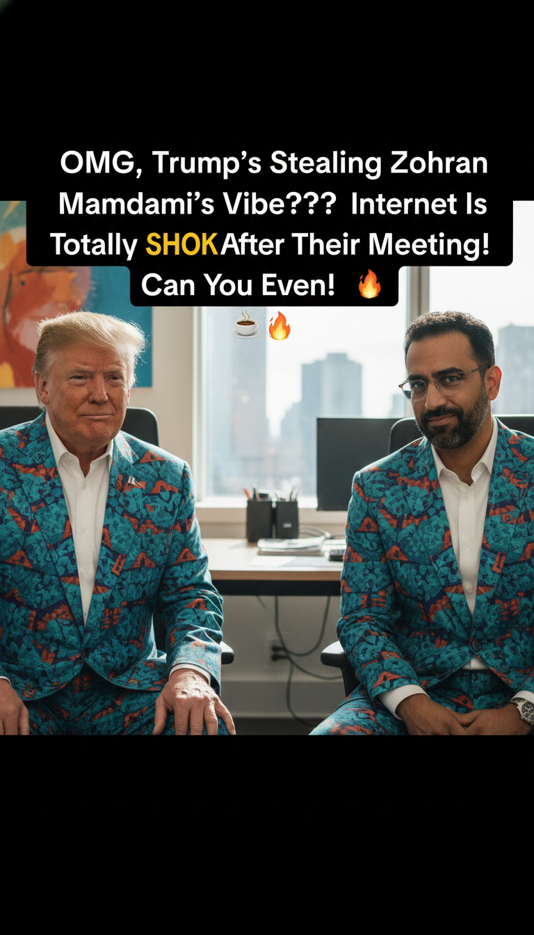 OMG, Trump’s Stealing Zohran Mamdani’s Vibe?? Internet Is Totally SHOOK After Their Meeting! ☕🔥 Can You Even?!