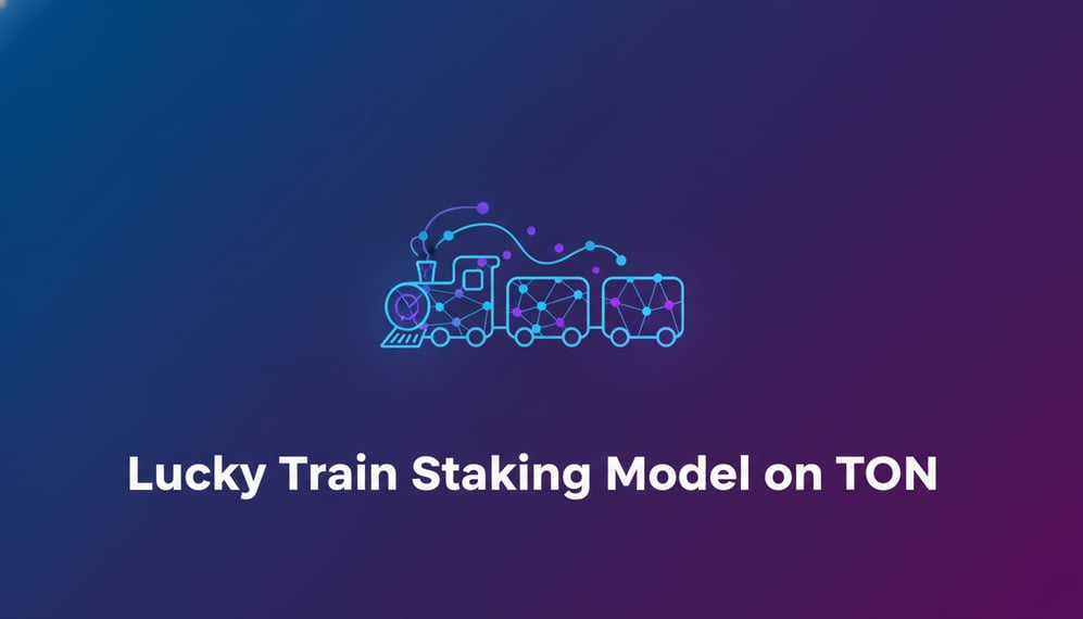 How Does Lucky Train Use a Staking-Like Model on TON Blockchain?
