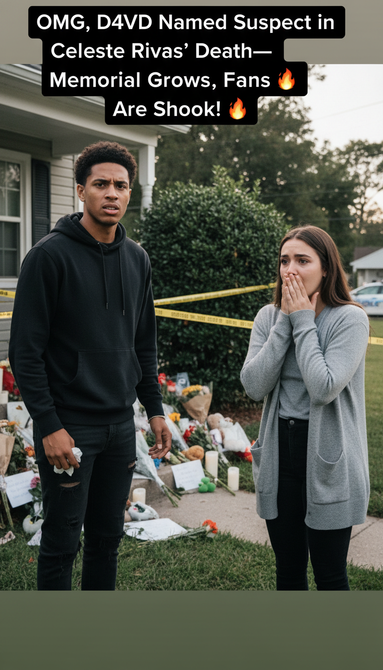 OMG, D4VD Named Suspect in Celeste Rivas’ Death—Memorial Grows, Fans Are Shook! ☕🔥