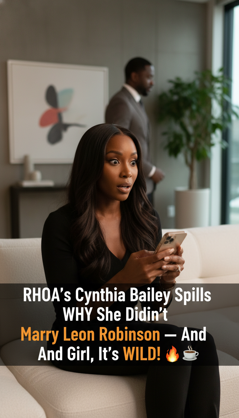 RHOA’s Cynthia Bailey Spills WHY She Didn’t Marry Leon Robinson — And Girl, It’s WILD! ☕🔥