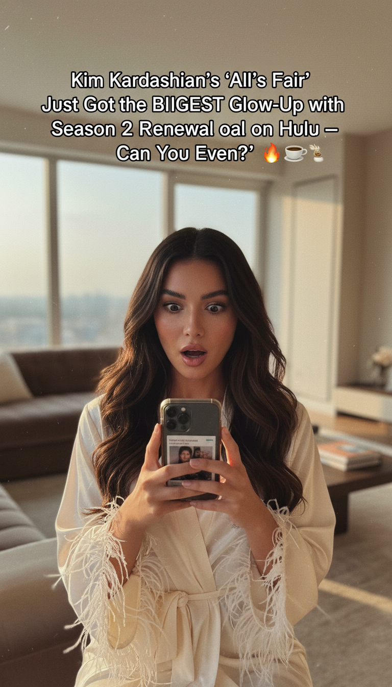 Kim Kardashian’s ‘All’s Fair’ Just Got the BIGGEST Glow-Up with Season 2 Renewal on Hulu — Can You Even?! ☕🔥