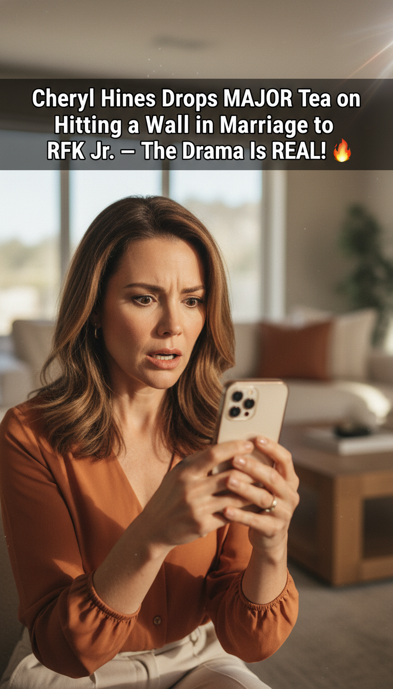 Cheryl Hines Drops MAJOR Tea on Hitting a Wall in Marriage to RFK Jr. — The Drama Is REAL! ☕🔥