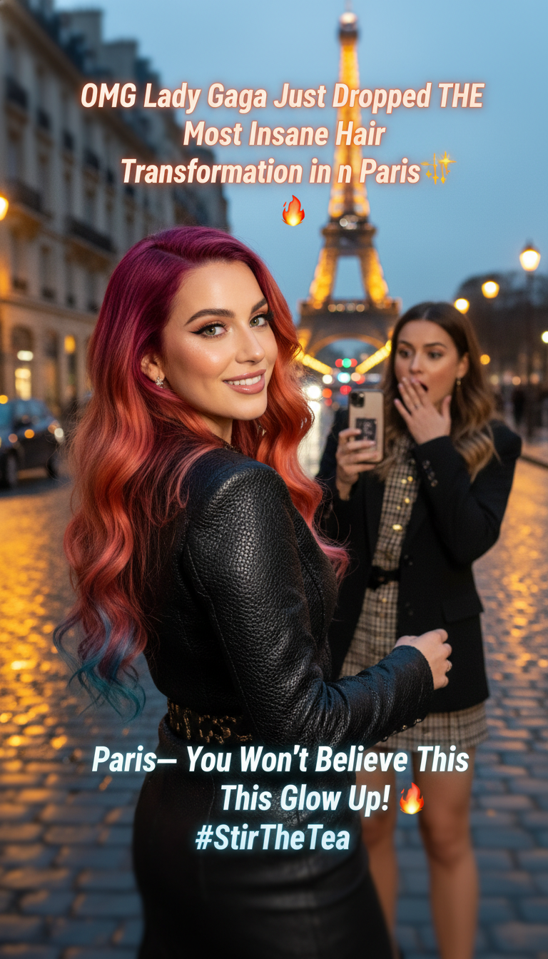 OMG Lady Gaga Just Dropped THE Most Insane Hair Transformation in Paris—You Won’t Believe This Glow Up! 🔥✨ #StirTheTea