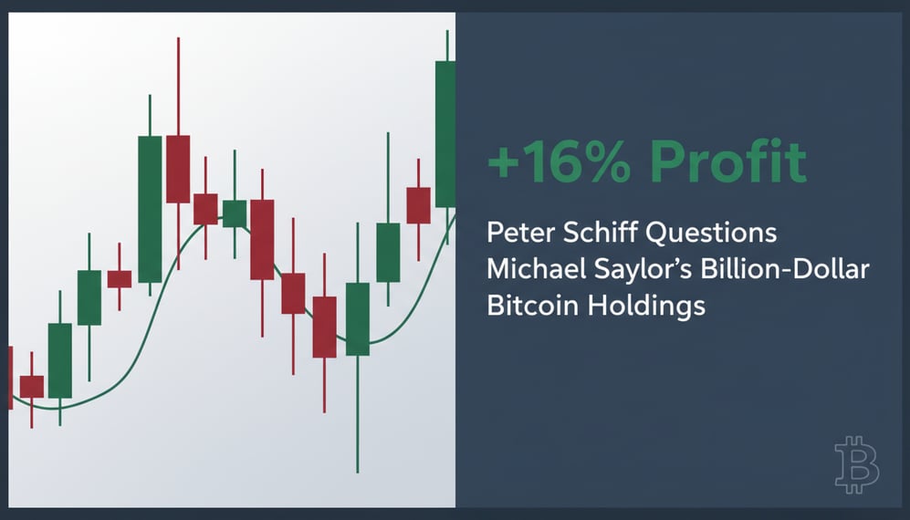 Peter Schiff Questions Strategy’s 16% Bitcoin Profit Amid Billion-Dollar Holdings