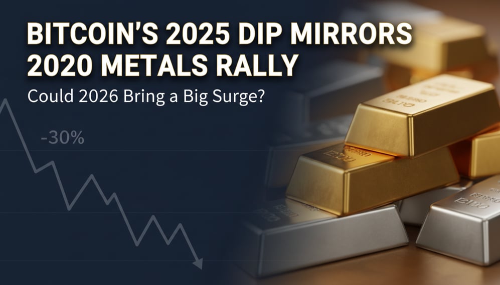 Bitcoin’s 2025 Dip Mirrors 2020 Metals Rally: Could 2026 Bring a Big Surge?