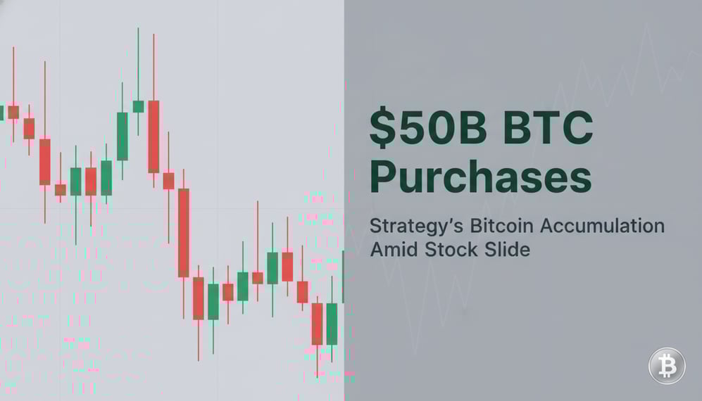 How Strategy’s Bitcoin Purchases Surpassed $50 Billion Amid Stock Decline
