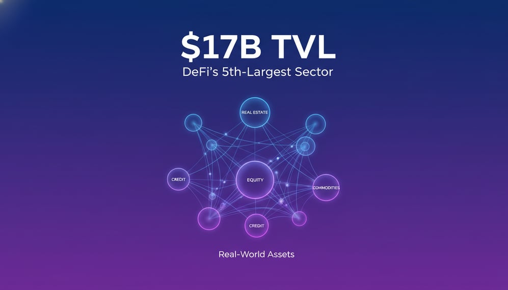 How Real-World Assets Became DeFi’s Fifth-Largest Sector with $17B TVL