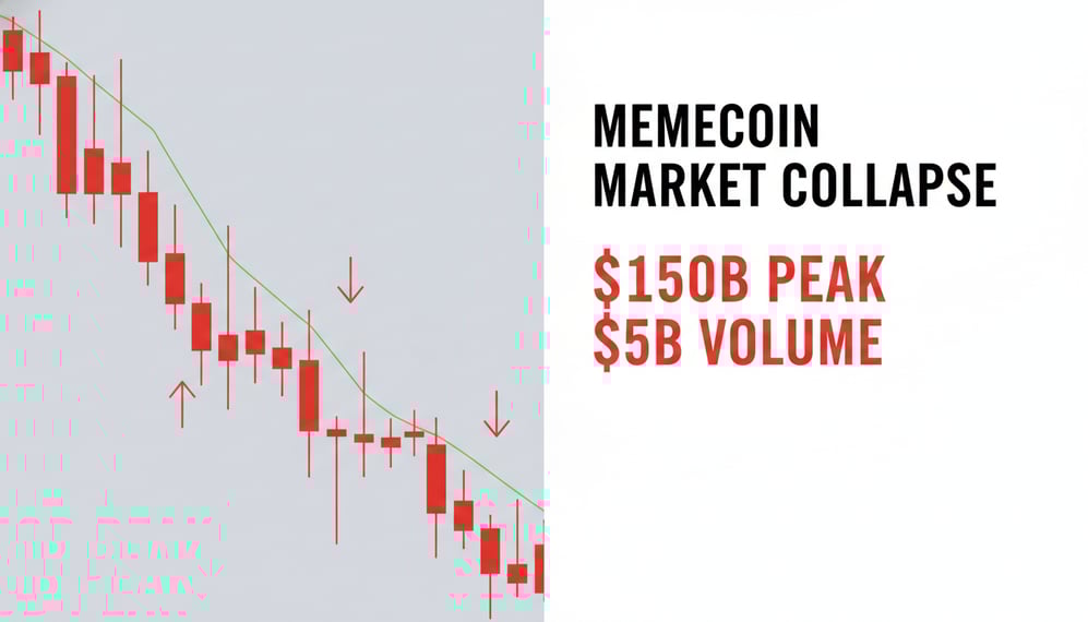 What Caused the Memecoin Market Collapse One Year After Its $150 Billion Peak?