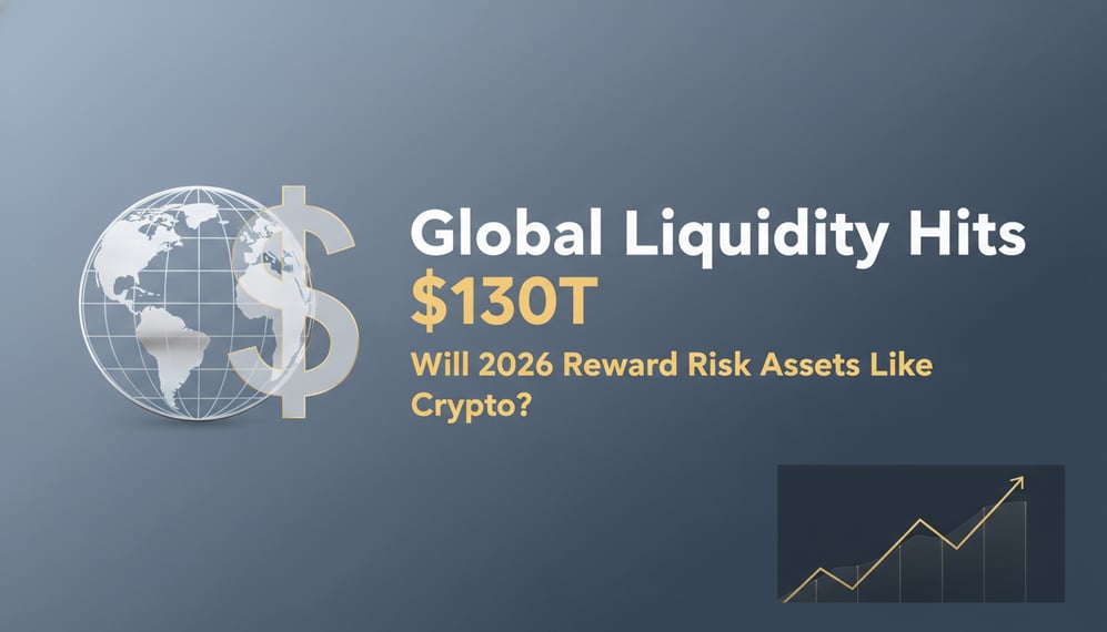 Global Liquidity Reaches $130T – Will 2026 Reward Risk Assets Like Crypto?