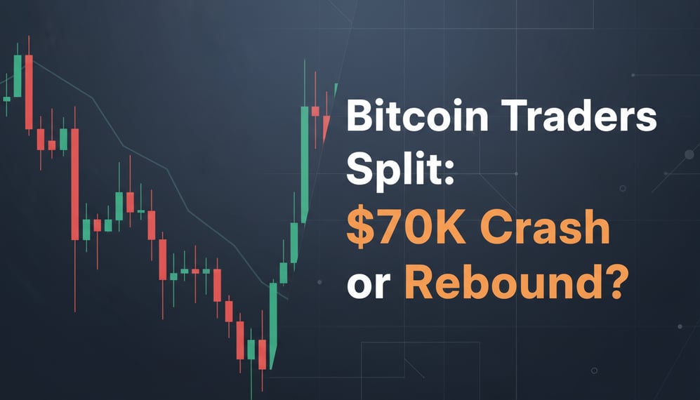 Why Are Bitcoin Traders Divided on a $70K Crash or Price Rebound?