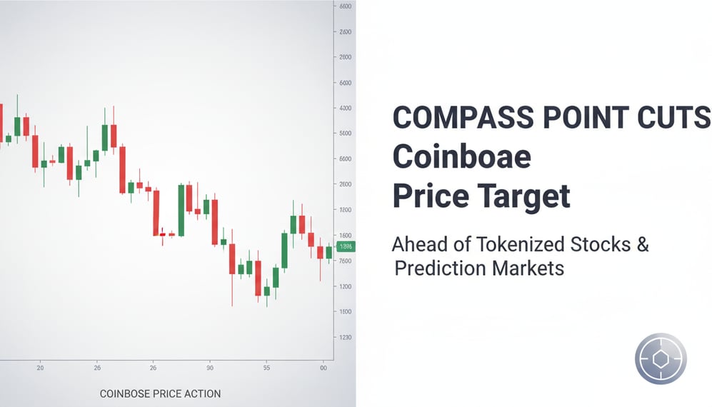 Why Compass Point Cut Coinbase Price Target Ahead of Tokenized Stocks and Prediction Markets