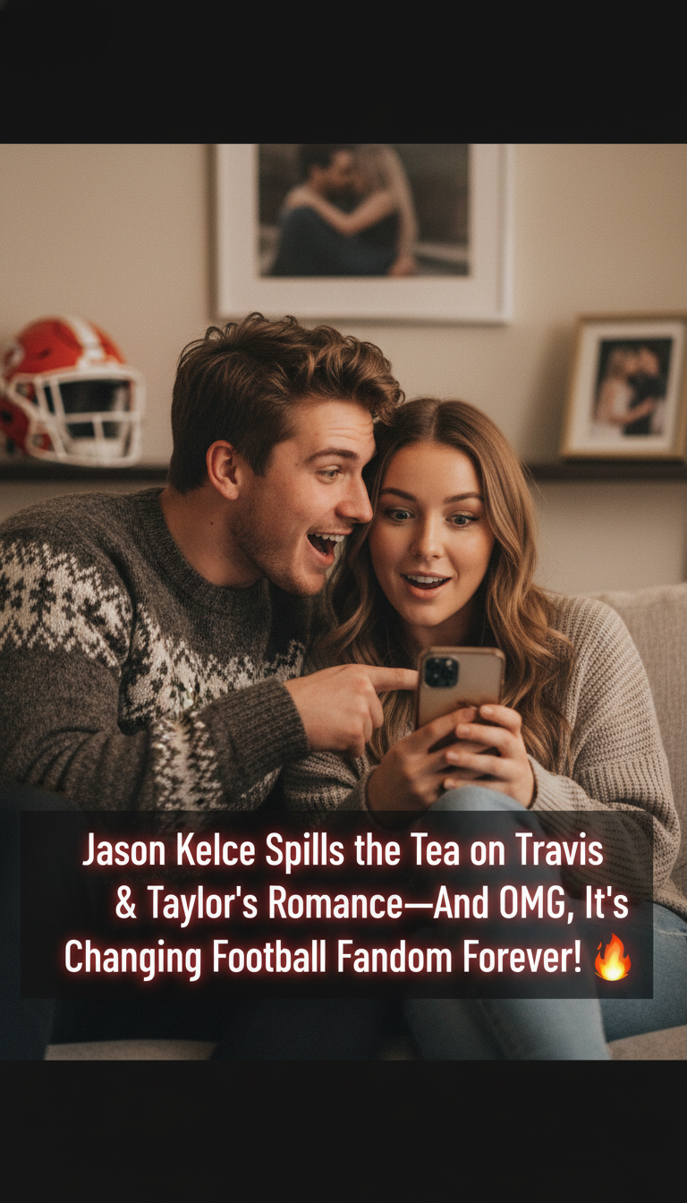 Jason Kelce Spills the Tea on Travis & Taylor’s Romance—And OMG, It’s Changing Football Fandom Forever! ☕🔥