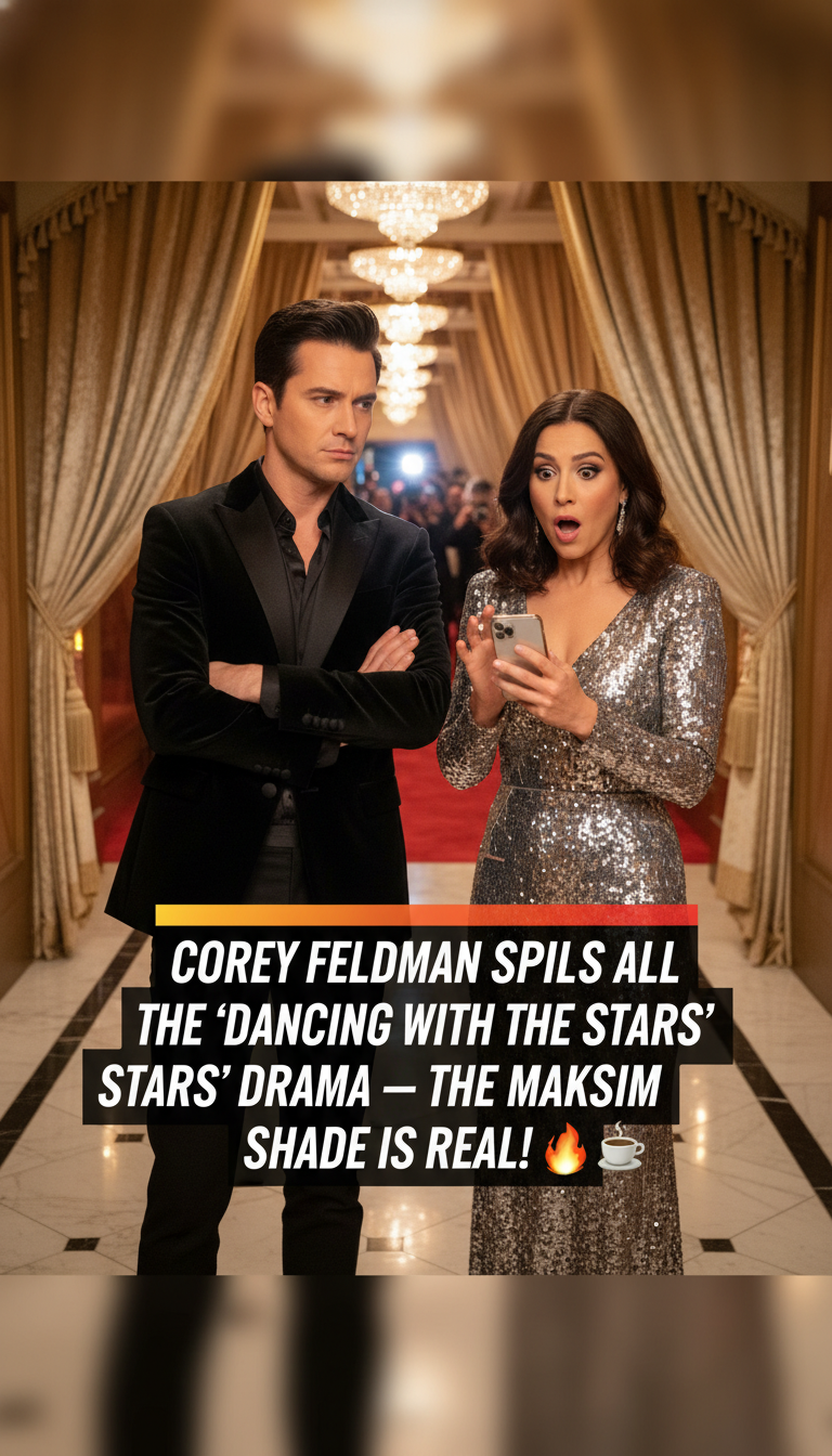 Corey Feldman Spills ALL the ‘Dancing With the Stars’ Drama — The Maksim Shade Is REAL! ☕🔥