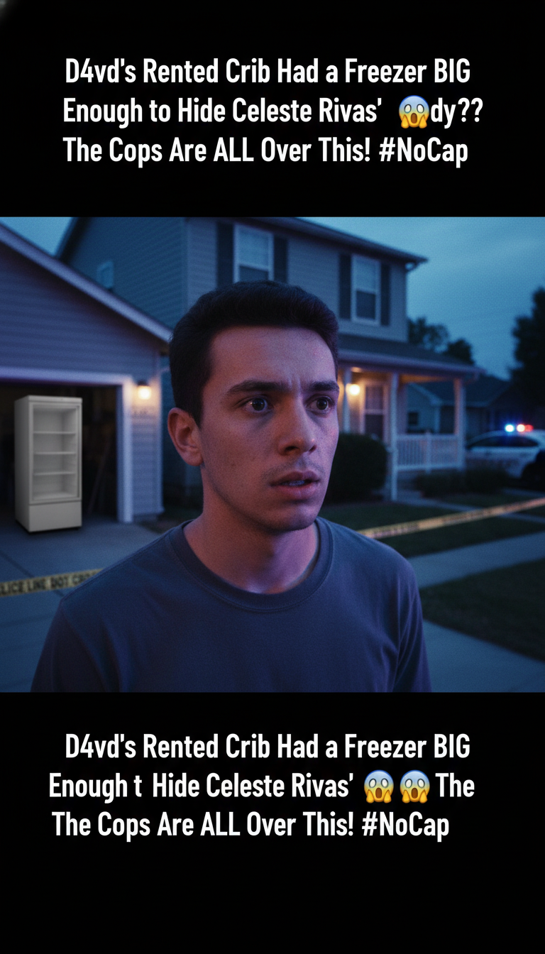 D4vd’s Rented Crib Had a Freezer BIG Enough to Hide Celeste Rivas’ Body?! 😱☠️ The Cops Are ALL Over This! #NoCap