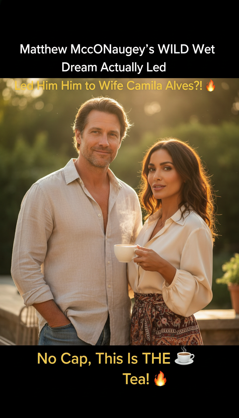 Matthew McConaughey’s WILD Wet Dream Actually Led Him to Wife Camila Alves?! ☕🔥 No Cap, This Is THE Tea!