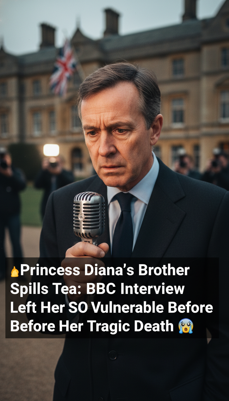 Princess Diana’s Brother Spills Tea: BBC Interview Left Her SO Vulnerable Before Her Tragic Death 😱☕️