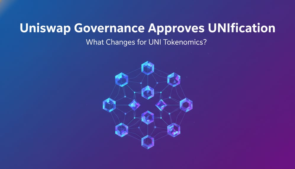 Uniswap Governance Approves UNIfication: What Changes for UNI Tokenomics?