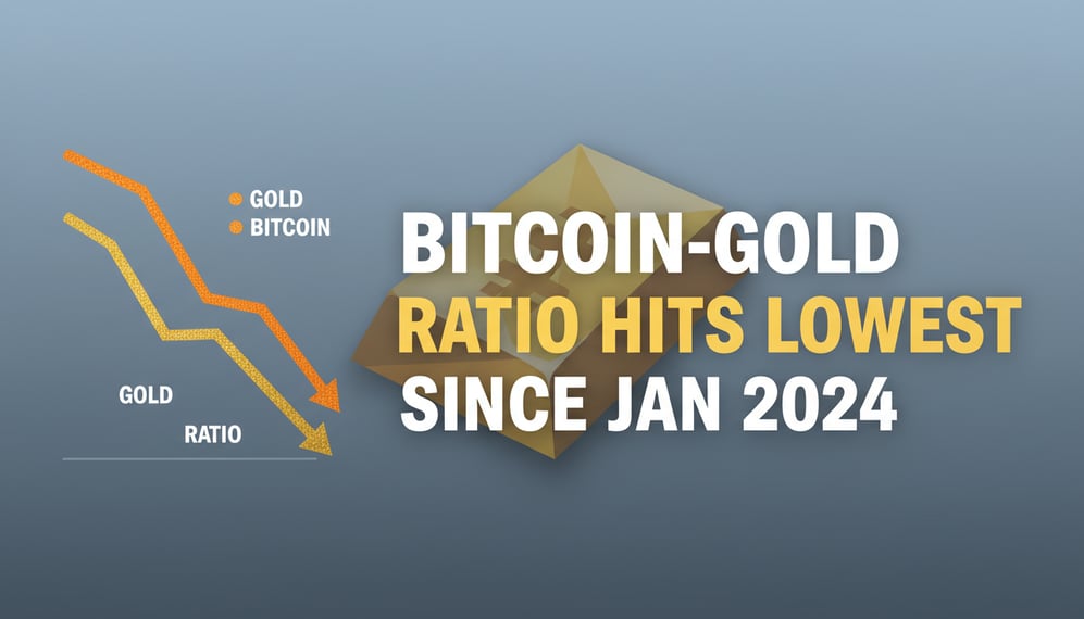 Why Has the Bitcoin-Gold Ratio Fallen to Its Lowest Since January 2024?
