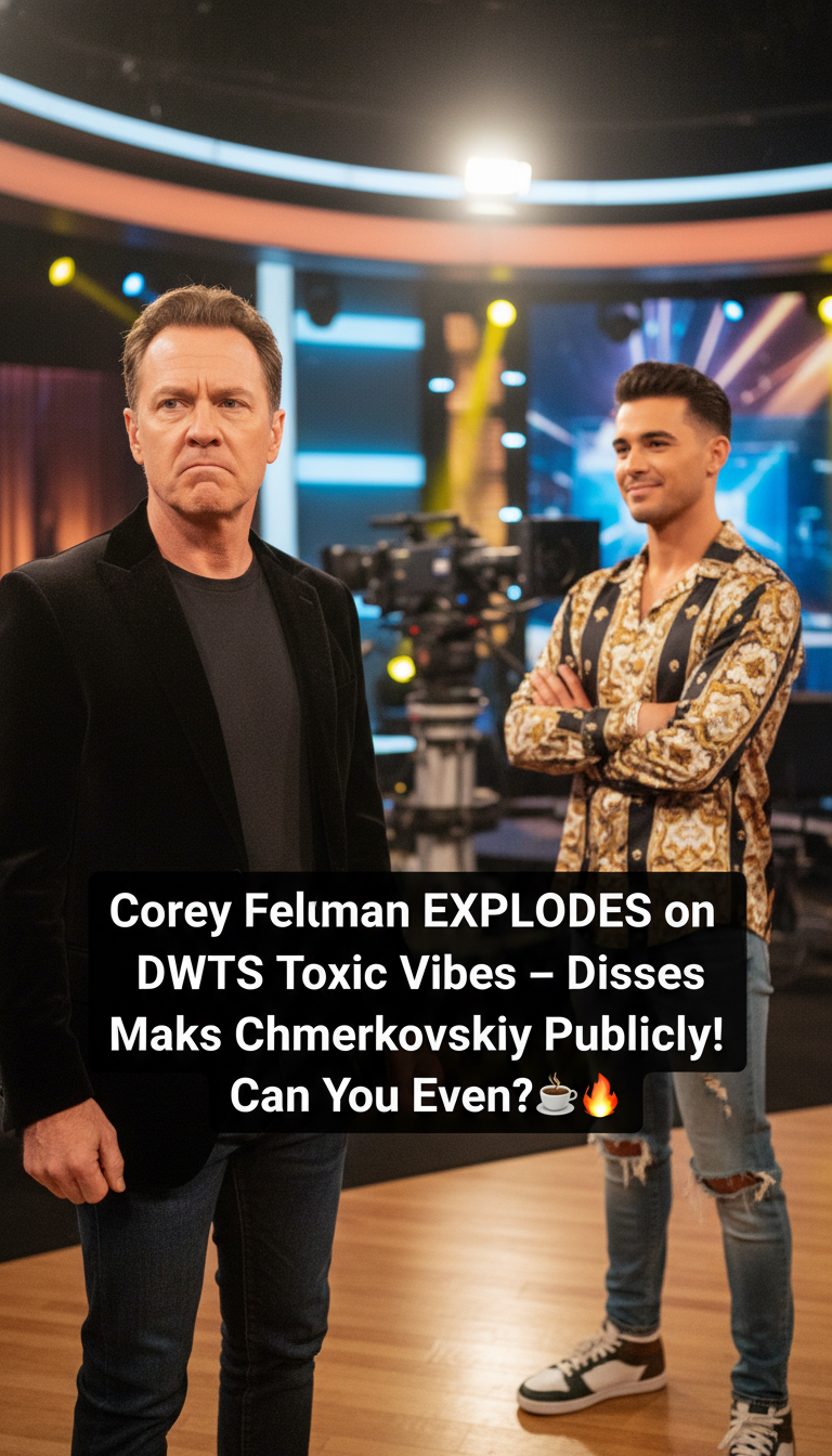 Corey Feldman EXPLODES on DWTS Toxic Vibes — Disses Maks Chmerkovskiy Publicly! ☕🔥 Can You Even?!