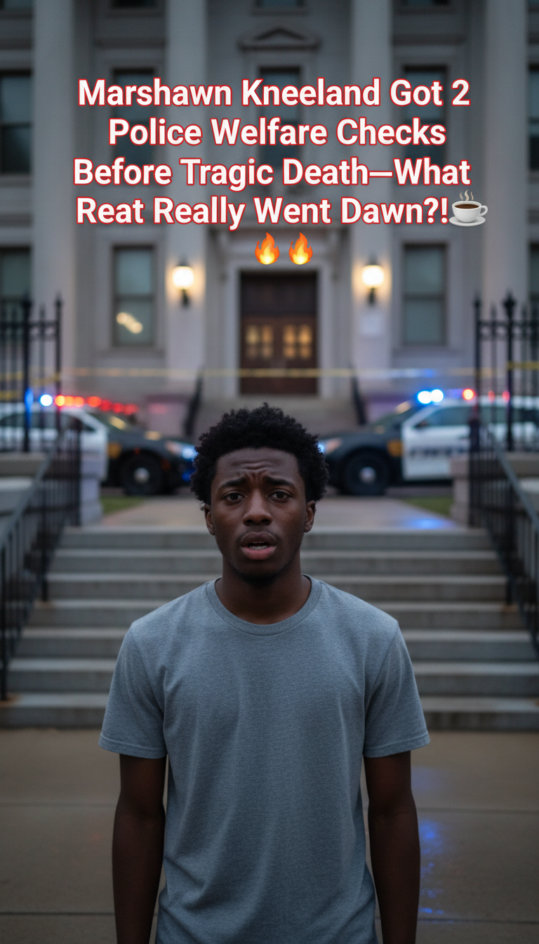 Marshawn Kneeland Got 2 Police Welfare Checks Before Tragic Death—What Really Went Down?! ☕🔥