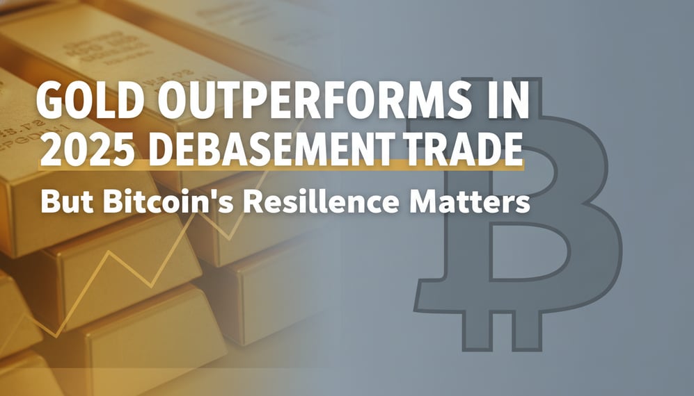 Gold Outperforms in 2025 Debasement Trade, But Bitcoin’s Resilience Matters