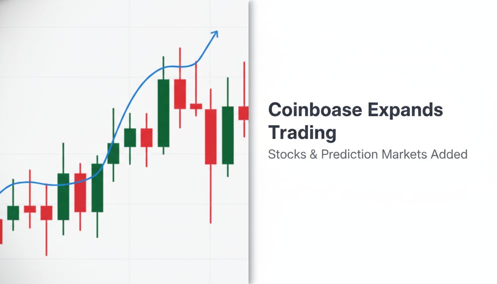 How Coinbase’s New Stock and Prediction Market Trading Expands Its Platform