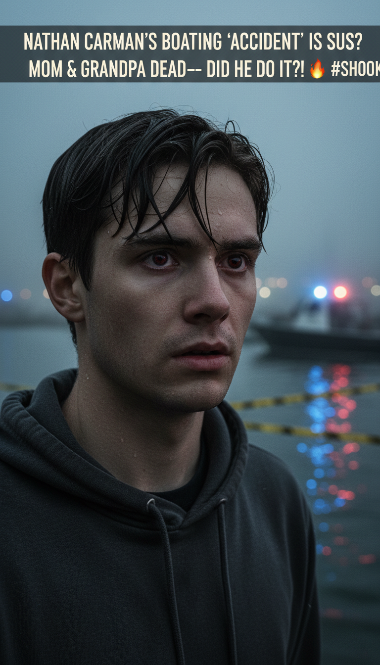 Nathan Carman’s Boating ‘Accident’ Is Sus? Mom & Grandpa Dead—Did He Do It?! ☕🔥 #Shook