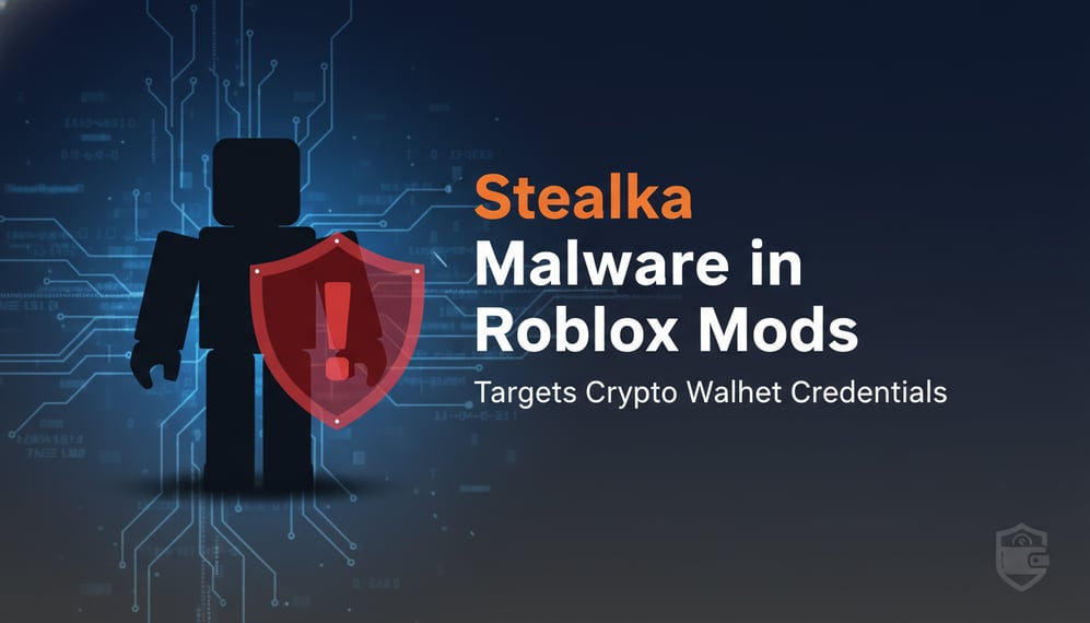 How Stealka Malware in Roblox Mods Targets Crypto Wallet Credentials