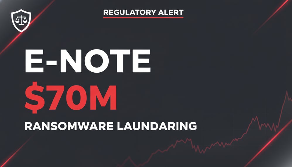 FBI Seizes E-Note Crypto Exchange Linked to $70M Ransomware Laundering