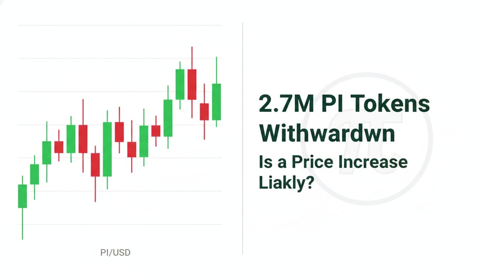 Pi Network Sees 2.7M Tokens Withdrawn from Exchanges: Is a Price Increase Likely?