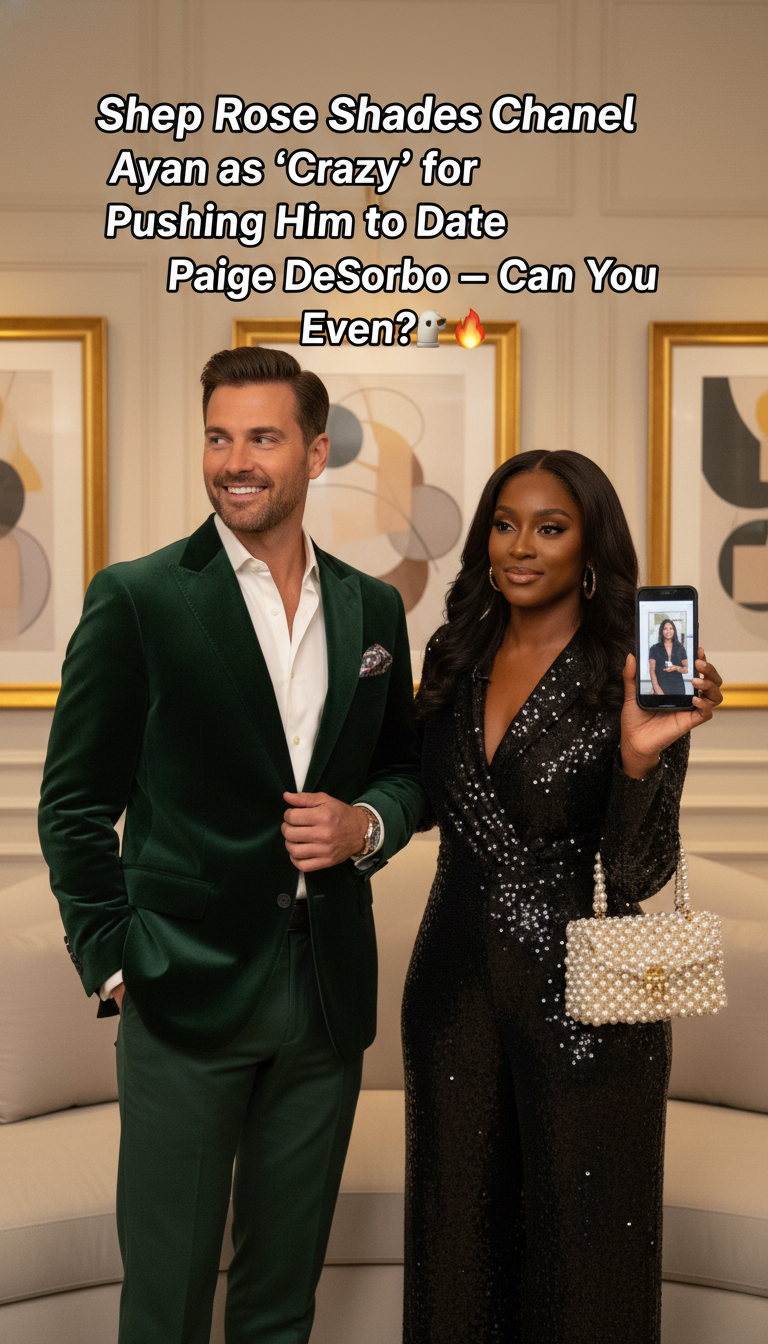 Shep Rose Shades Chanel Ayan as ‘Crazy’ for Pushing Him to Date Paige DeSorbo — Can You Even?! ☕🔥