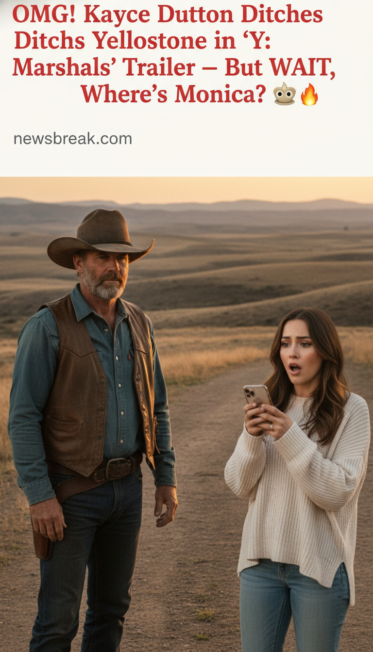 OMG! Kayce Dutton Ditches Yellowstone in ‘Y: Marshals’ Trailer — But WAIT, Where’s Monica?! 👀☕🔥