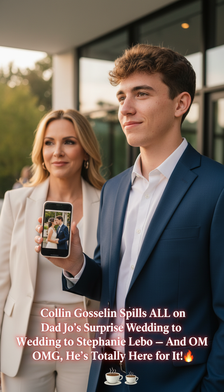 Collin Gosselin Spills ALL on Dad Jon’s Surprise Wedding to Stephanie Lebo — And OMG, He’s Totally Here for It! ☕🔥