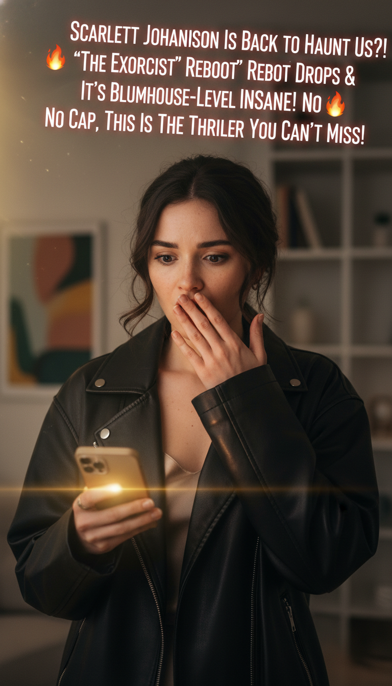 Scarlett Johansson Is BACK to Haunt Us?! 👻🔥 ‘The Exorcist’ Reboot Drops & It's Blumhouse-Level INSANE! No Cap, This Is THE Thriller You Can’t Miss!