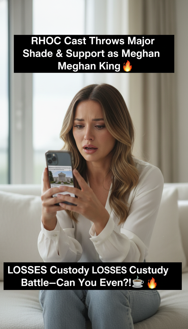 RHOC Cast Throws Major Shade & Support as Meghan King LOSSES Custody Battle—Can You Even?! ☕🔥