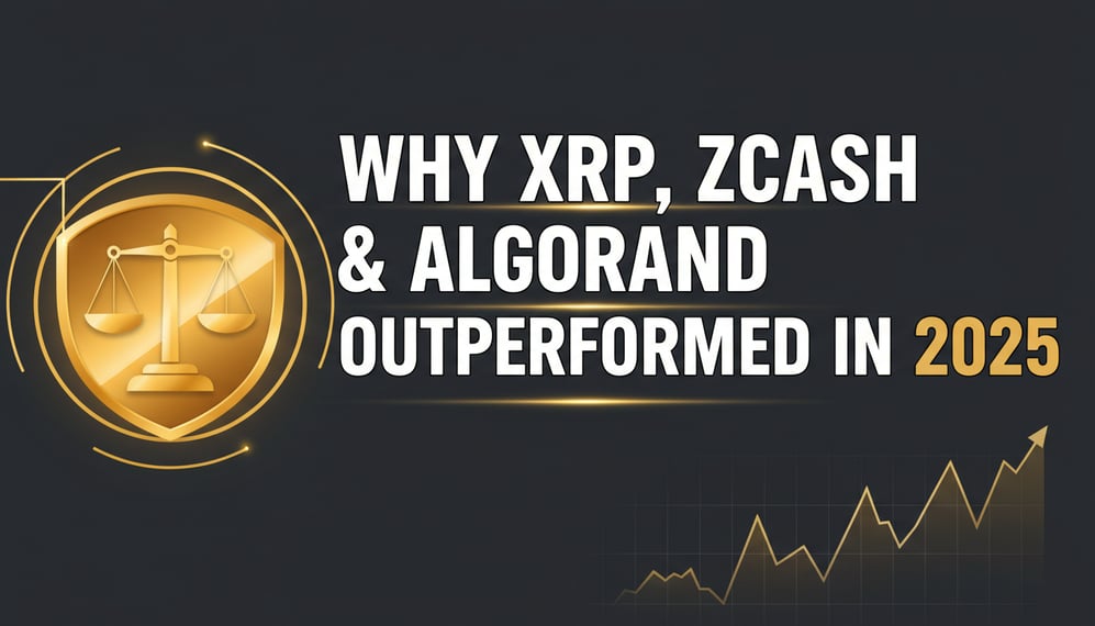 Why XRP, Zcash, and Algorand Outperformed Other Altcoins in 2025