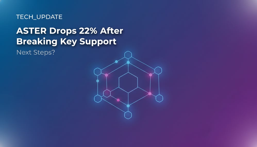 ASTER Drops 22% After Breaking Key Support: What Are the Next Steps?
