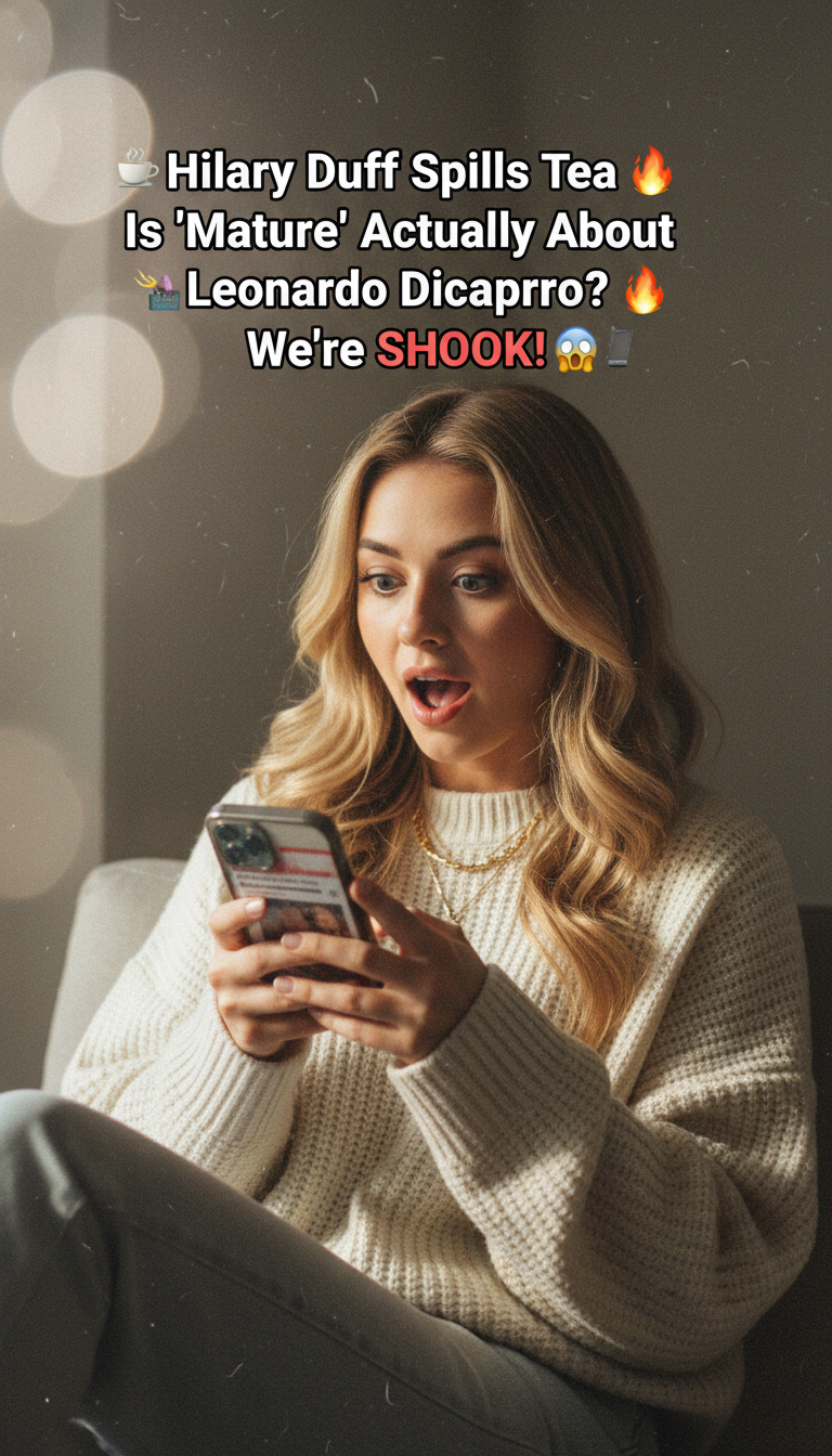 Hilary Duff Spills Tea ☕🔥 Is ‘Mature’ Actually About Leonardo DiCaprio? We’re SHOOK! 😱📱