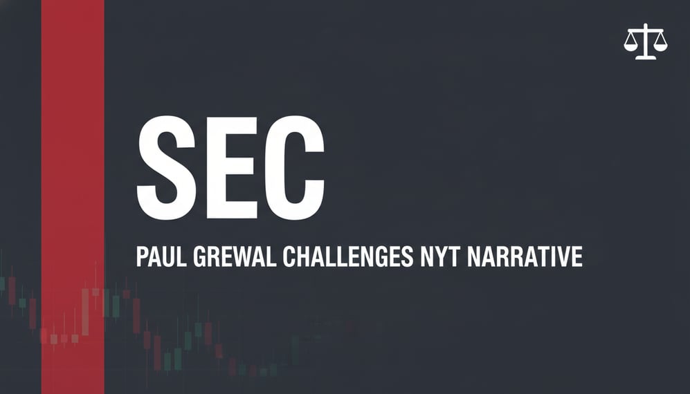 Coinbase CLO Paul Grewal Challenges NYT’s Narrative on SEC Crypto Enforcement Shift
