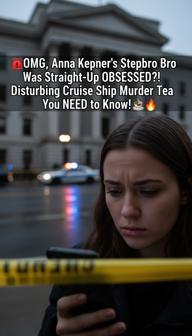 🚨OMG, Anna Kepner’s Stepbro Bro Was Straight-Up OBSESSED?! Disturbing Cruise Ship Murder Tea You NEED to Know!☕🔥