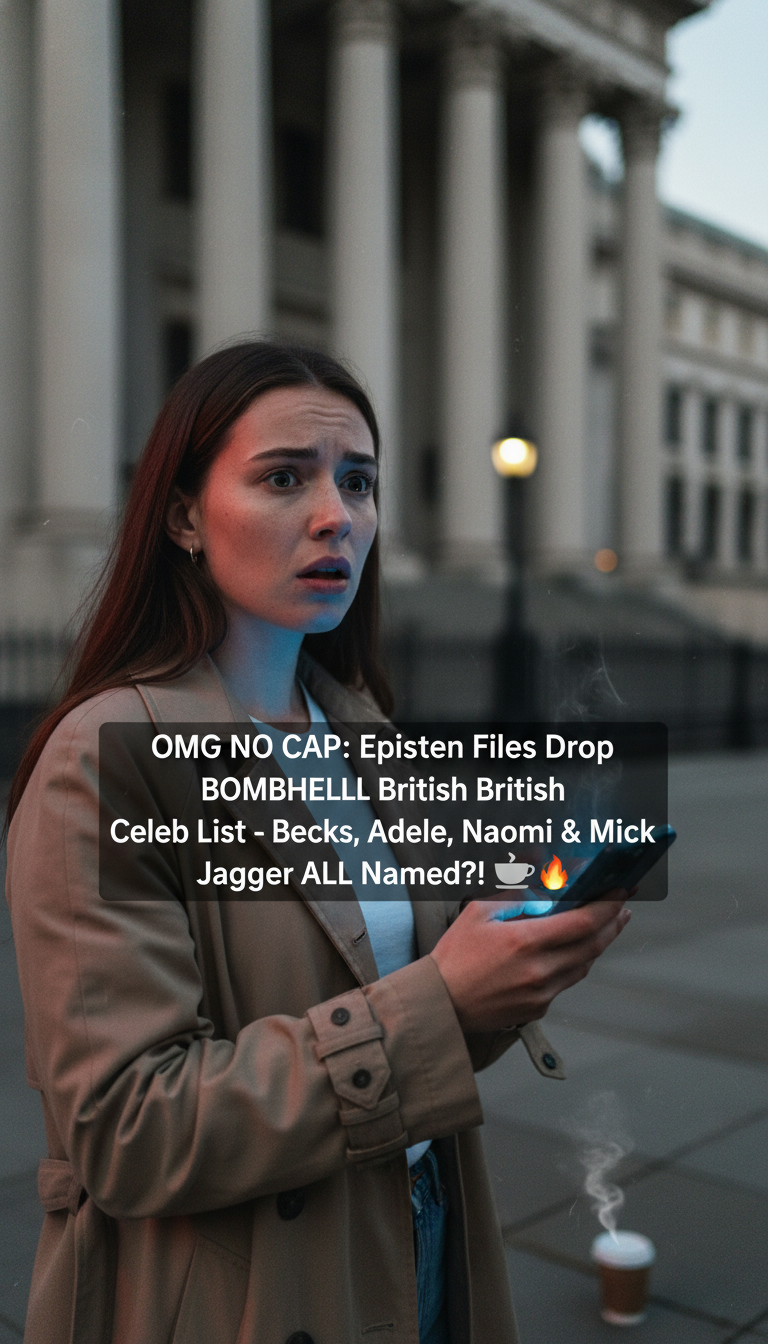 OMG NO CAP: Epstein Files Drop BOMBSHELL British Celeb List – Becks, Adele, Naomi & Mick Jagger ALL Named?! ☕🔥